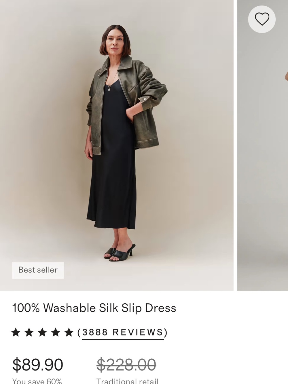 Quince Silk Midi Dress